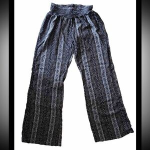 Cabi wide leg pull on palazzo pants women size small